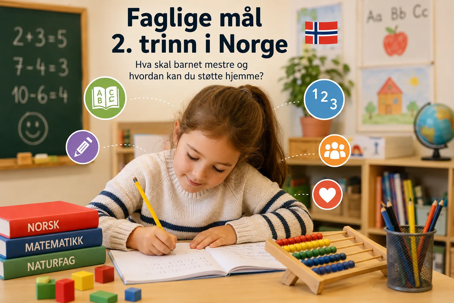 faglige mål 2. trinn, kompetansemål 2. trinn, læreplan 2. trinn, hva skal barn kunne 2. trinn, lesing og regning 2. trinn