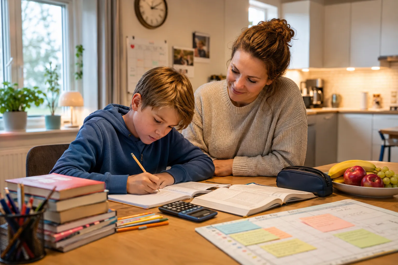 fast leksetid, rutine for lekser, lekserutiner i Norge, gode vaner for skolearbeid