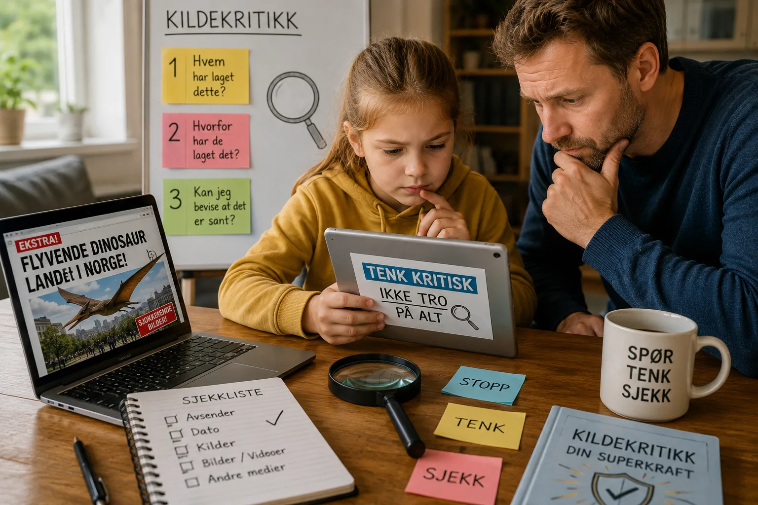 kildekritikk for barn, kildebevissthet på nett, kildekritikk i skolen, vurdere kilder barneskole, falske nyheter barn