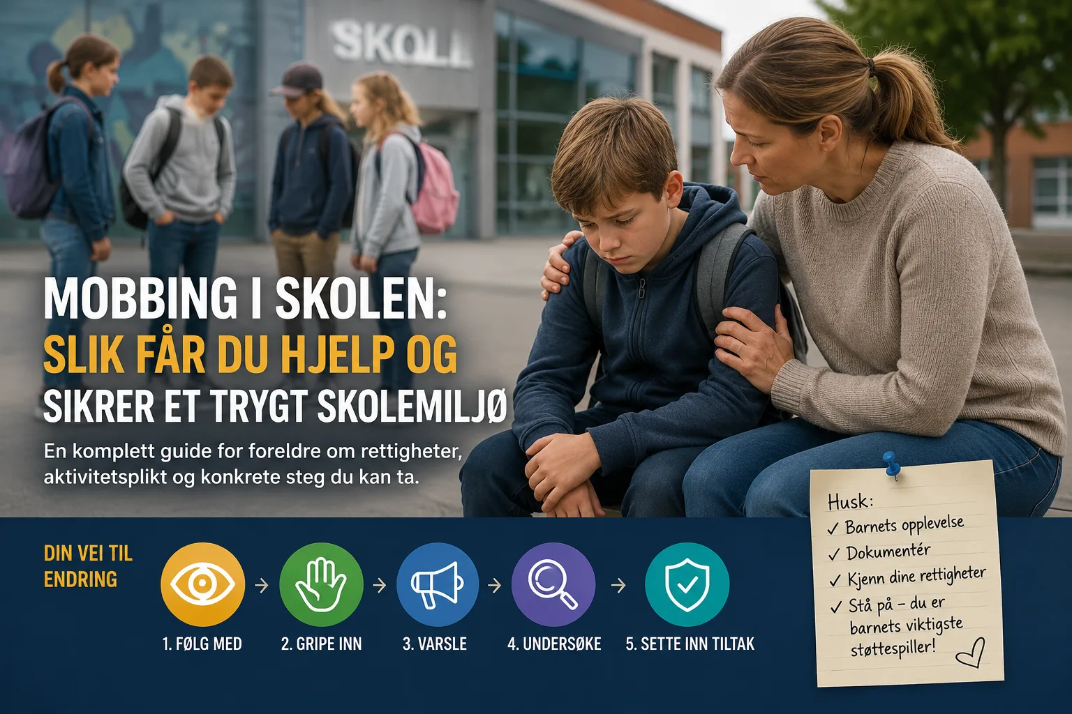 Mobbing i skolen, aktivitetsplikt kapittel 9 a, trygt skolemiljø, rettigheter mot mobbing, stoppe mobbing skolen