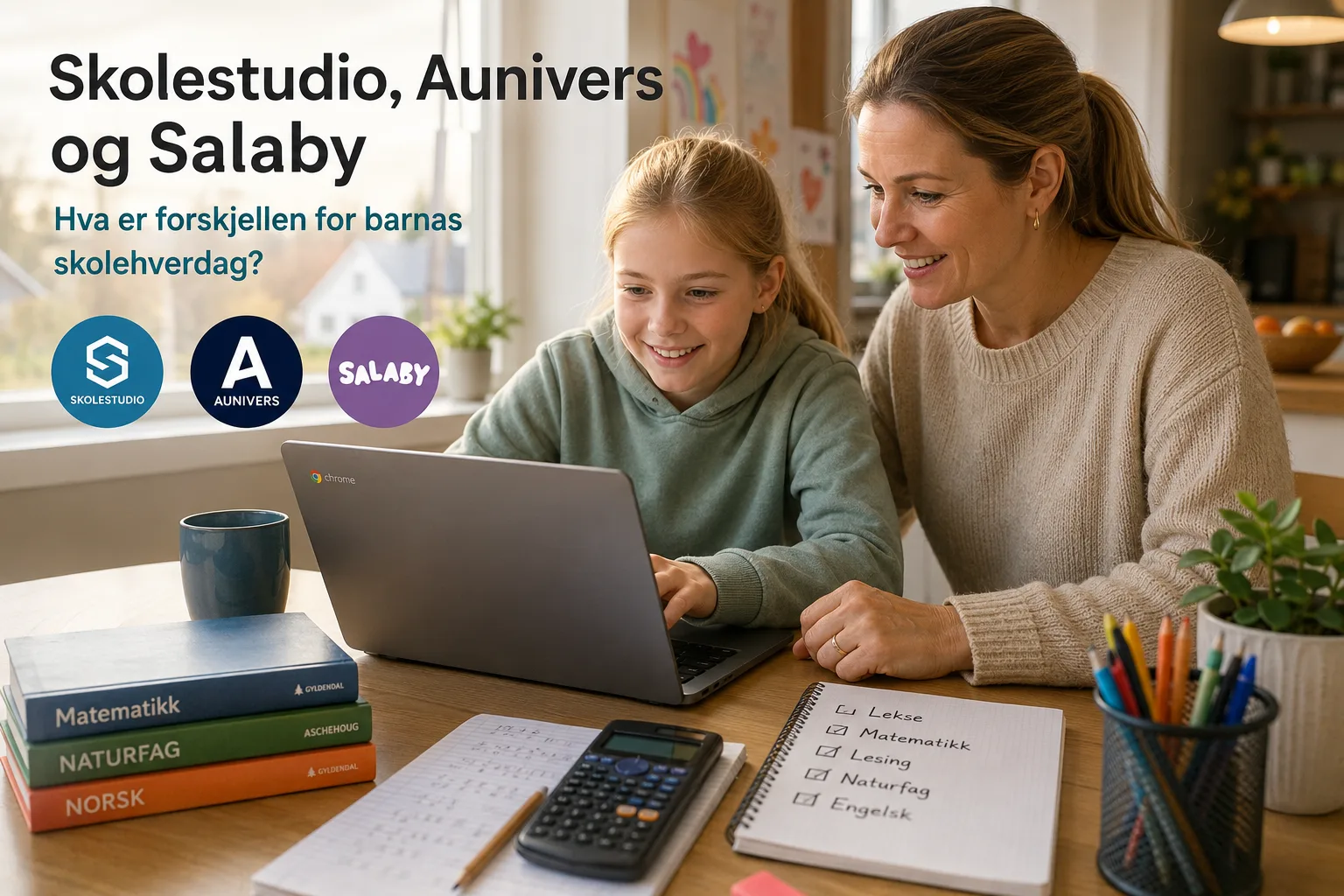 Skolestudio Aunivers og Salaby, digitale læremidler, norsk skole, læringsplattformer