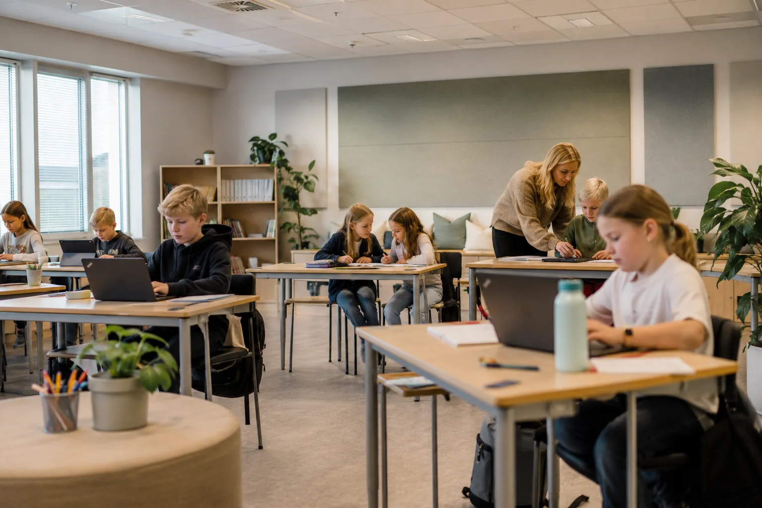 tilrettelegging klasserom for roligere læring