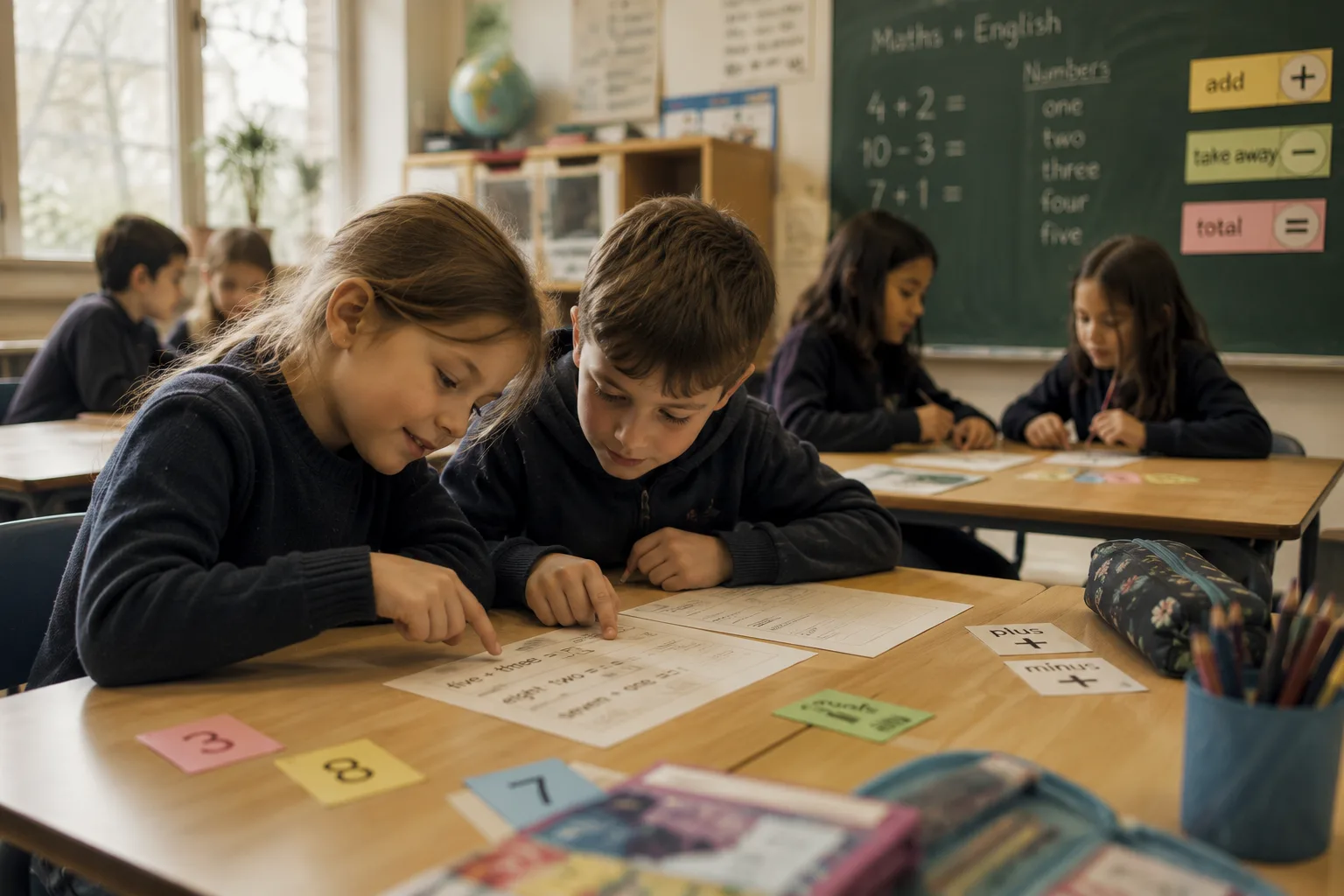Tverrfaglig undervisning med engelsk på barneskolen og matematikk